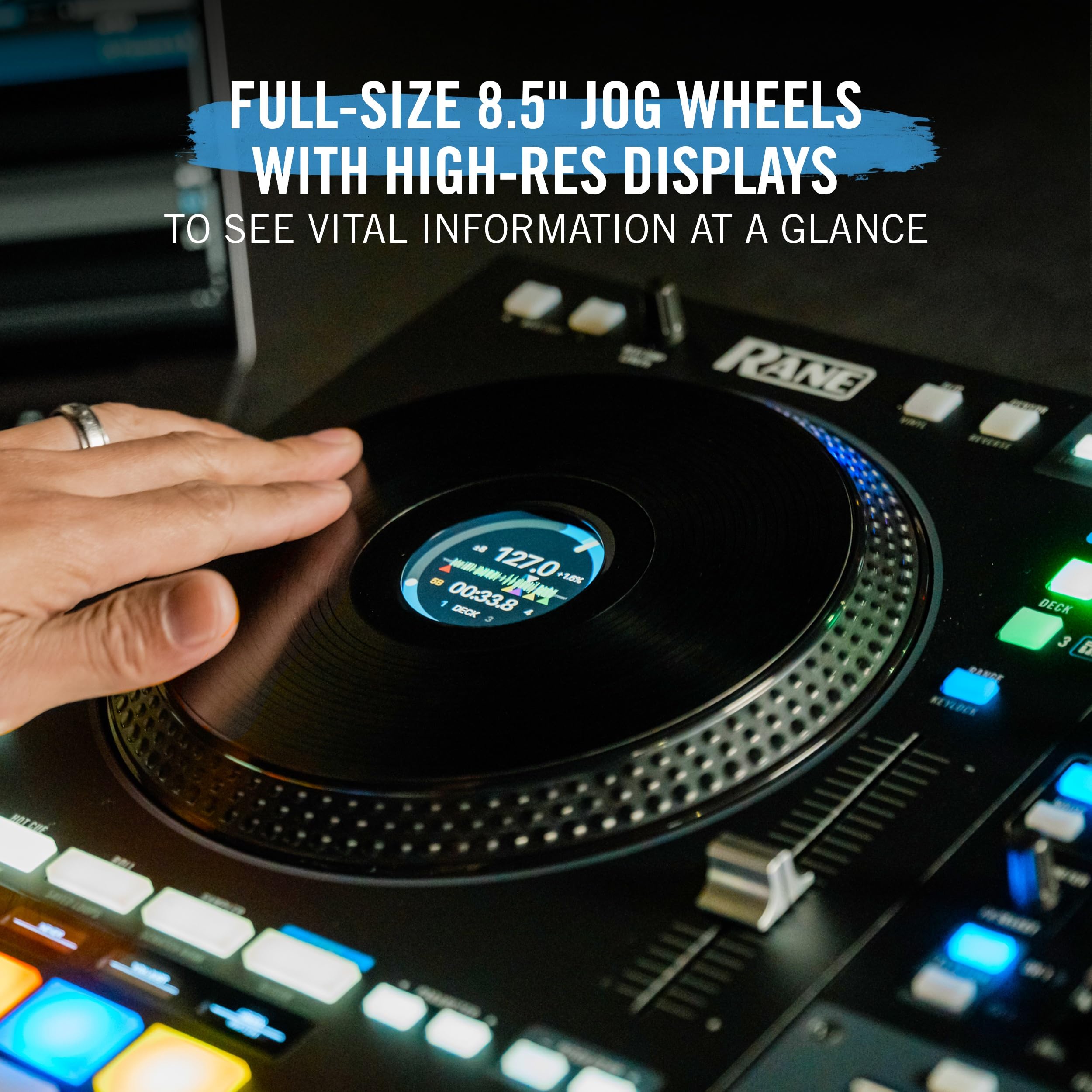 Rane FOUR Professional 4 Channel Stems DJ Controller - 8.5